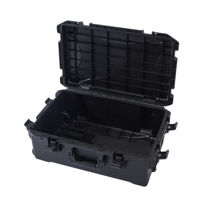 Rugged Hardshell Plastic Cabin-size Personal Transportation Trolley Case
