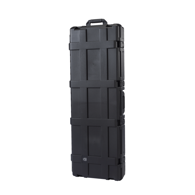 Fluted Compact Rectangular Contoured Drums Telescope Long Case