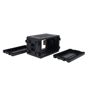 6U Shallow Robust Dustproof Video Rack Case