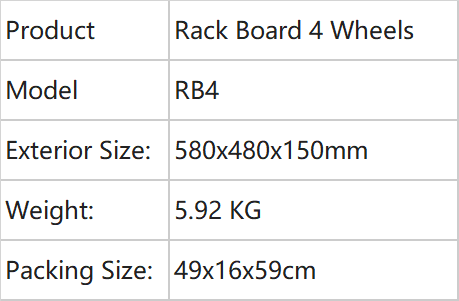 Data_Rack Board 4 Wheels