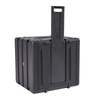 Shockproof Rugged 10U Wheeled Rack Case