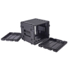 Shockproof Rugged 10U Wheeled Rack Case