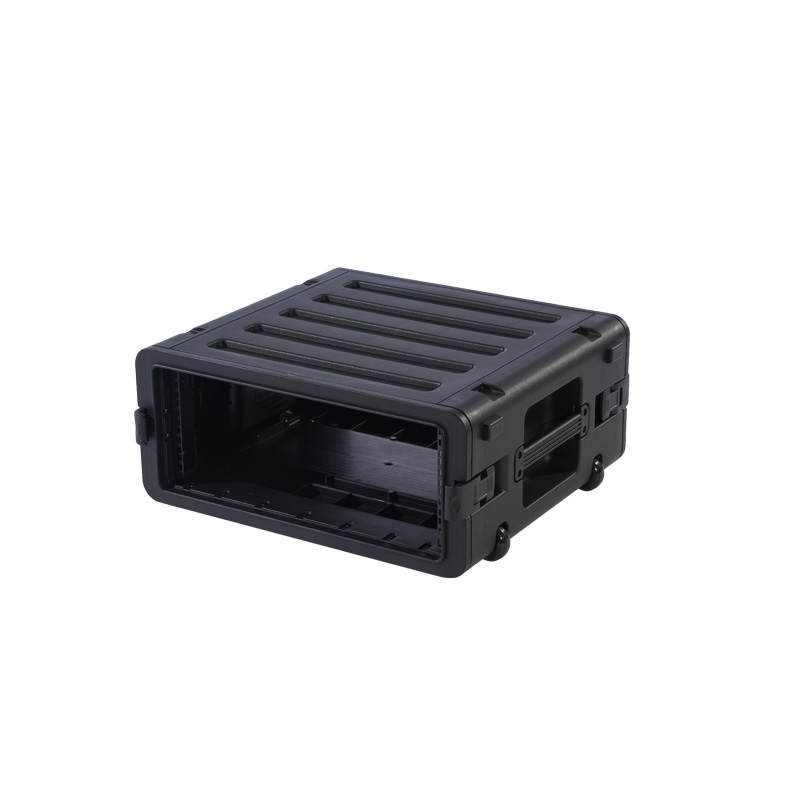 4U Wheeled Shockproof Network Device Flight Rack Case