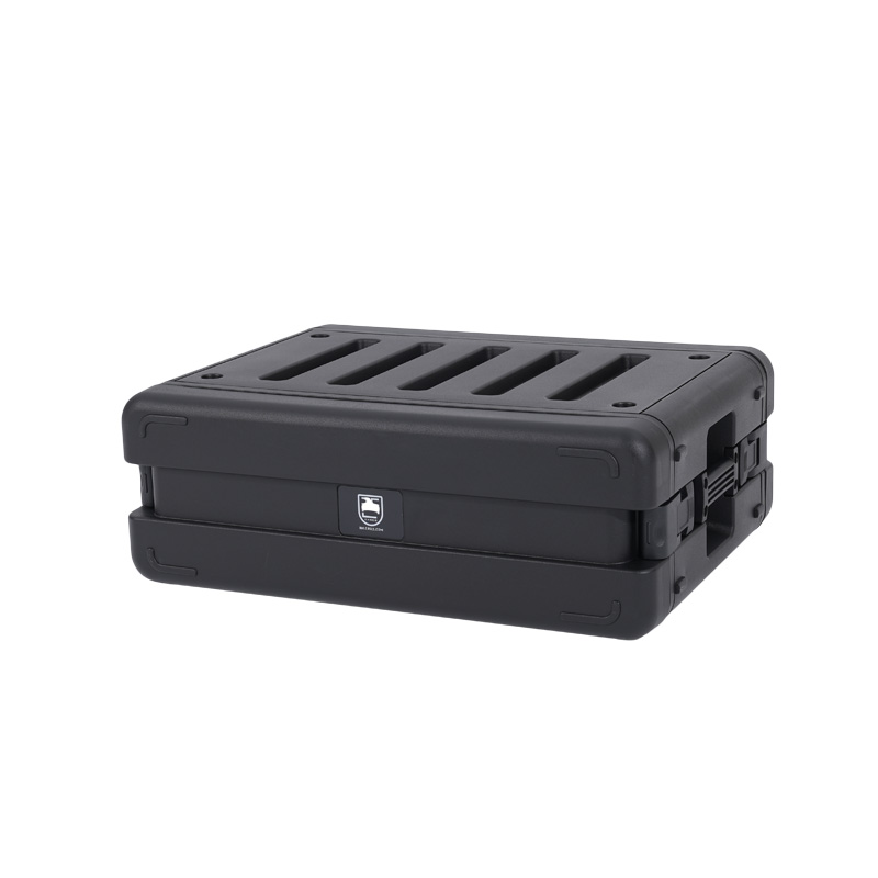 3U Plastic Flight Case Shallow Depth 12inch Rugged Rack