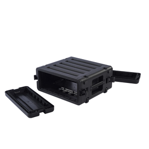 4U Wheeled Shockproof Network Device Flight Rack Case