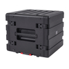 Shockproof Rugged 10U Wheeled Rack Case